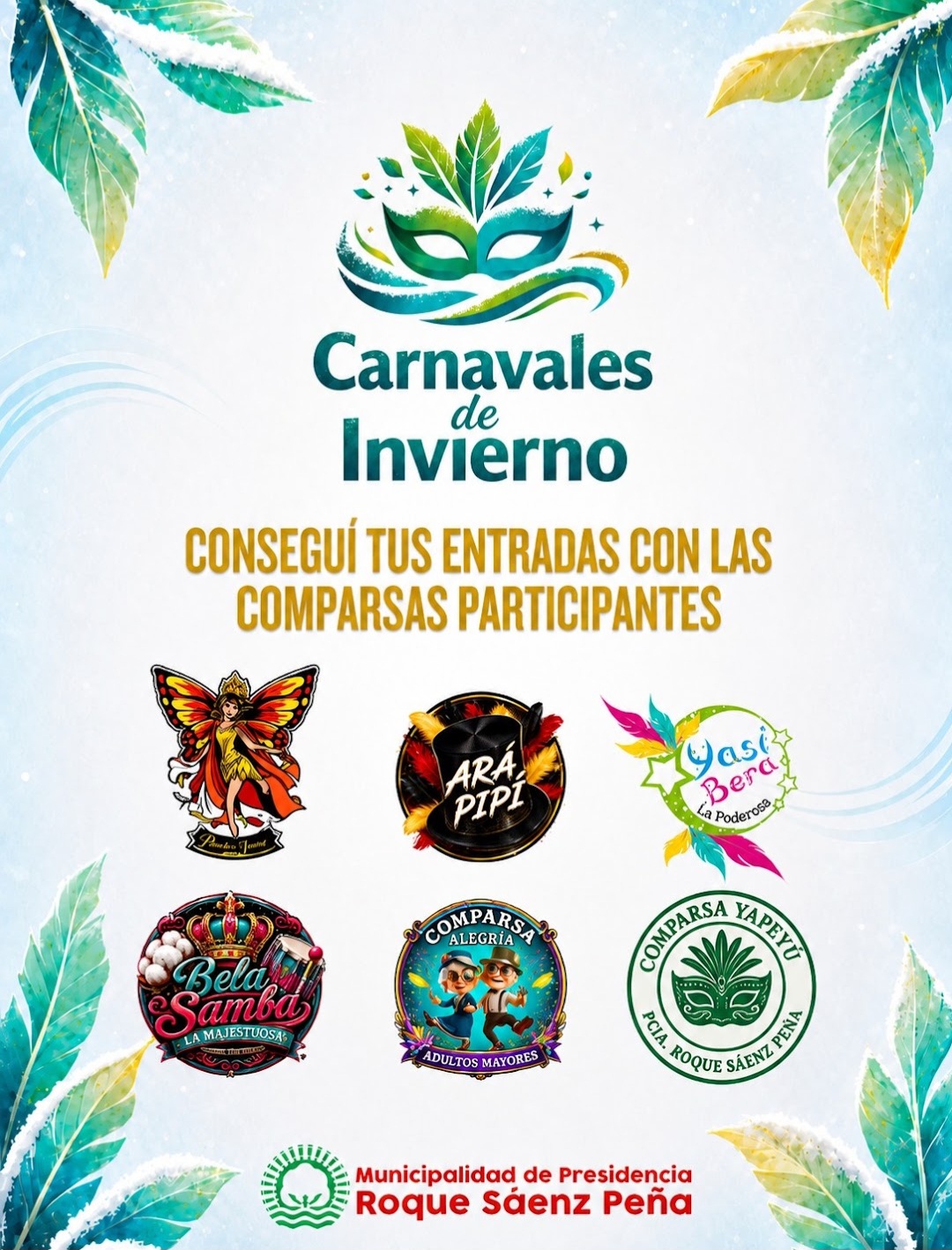 Sáenz Peña se prepara para vivir los Carnavales de Invierno este fin de semana