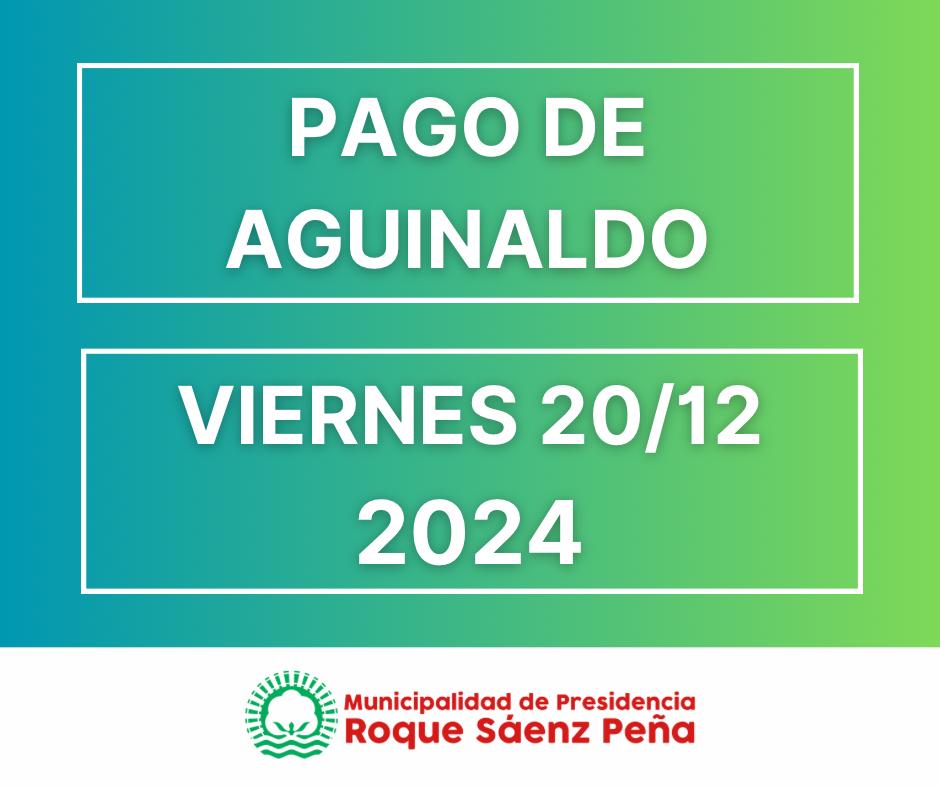 La Municipalidad  de Sáenz Peña confirmó el pago del aguinaldo
