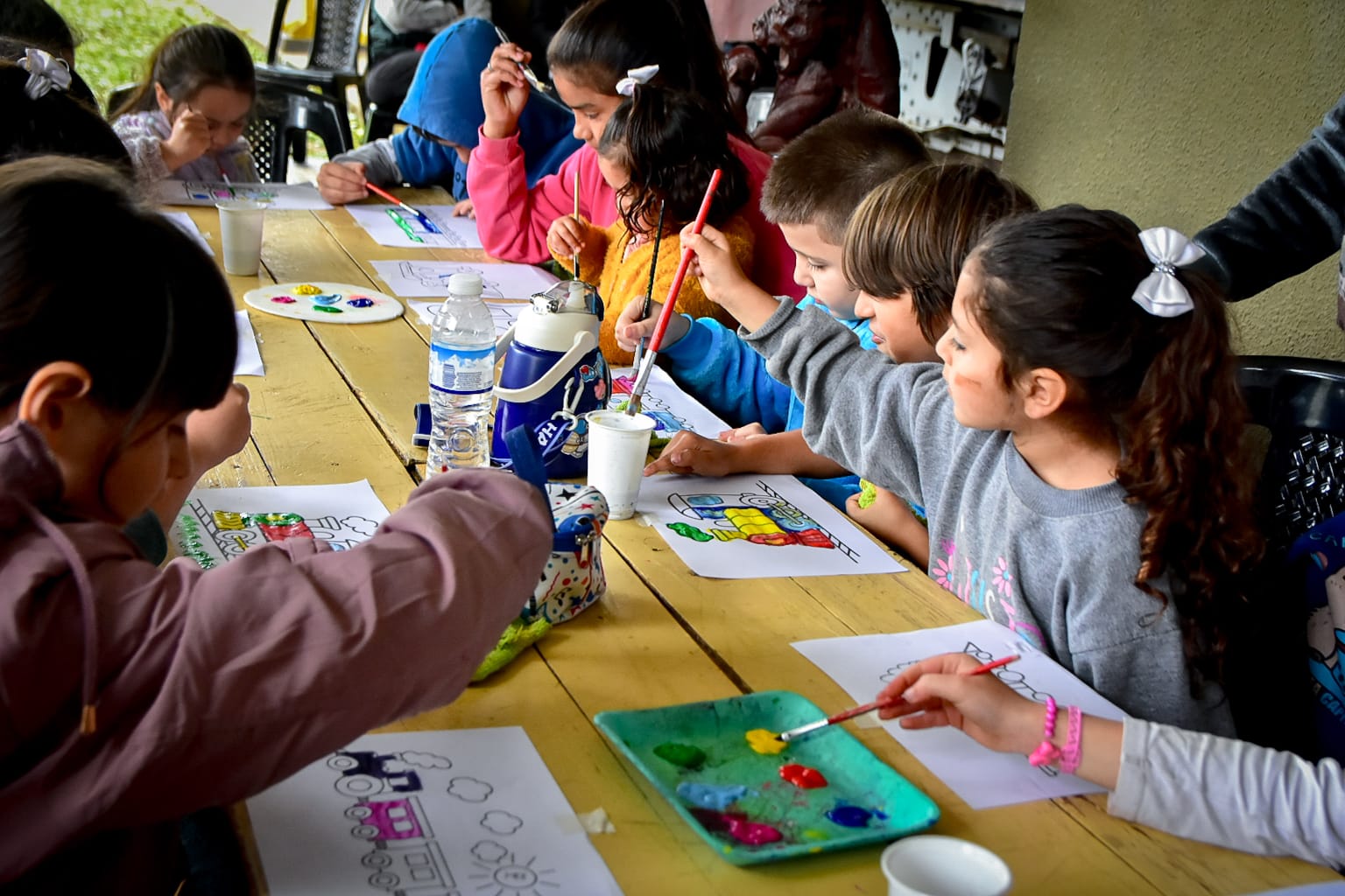 Con taller de arte comenzaron las actividades de vacaciones en los museos