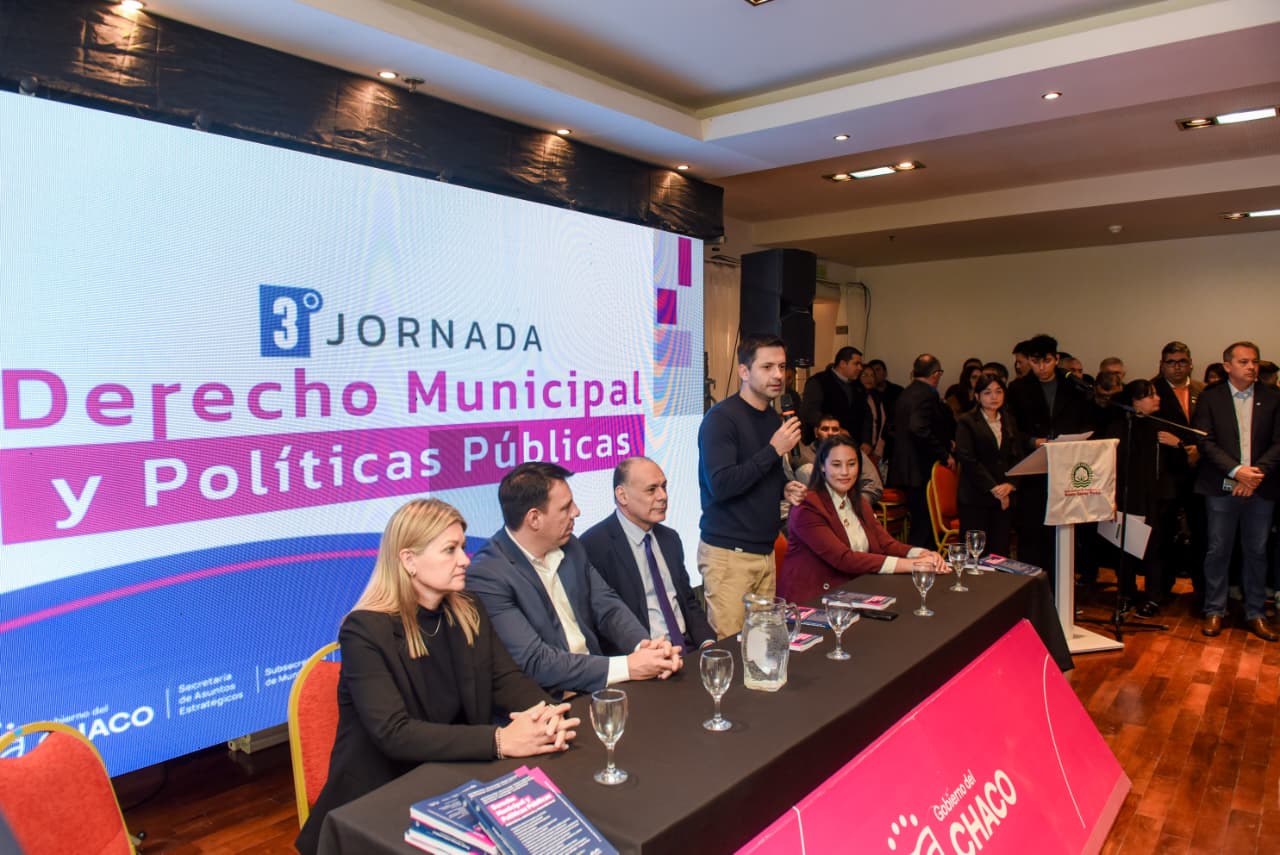 Con gran convocatoria iniciaron las Jornadas Provinciales de Derecho Municipal y Políticas Públicas en Sáenz Peña