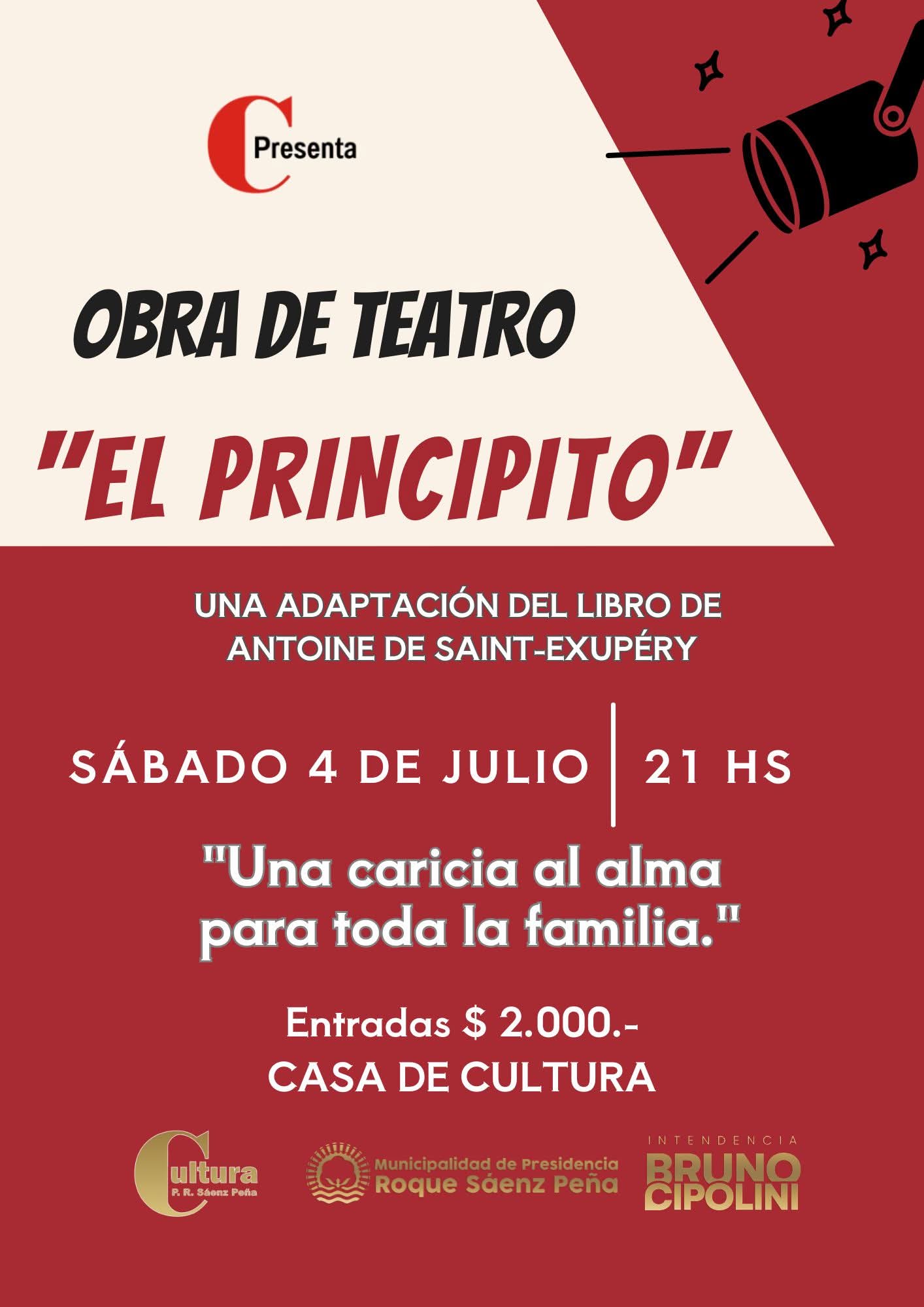Del papel a las tablas: el elenco juvenil de Sáenz Peña estrena una ambiciosa adaptación de "El Principito"