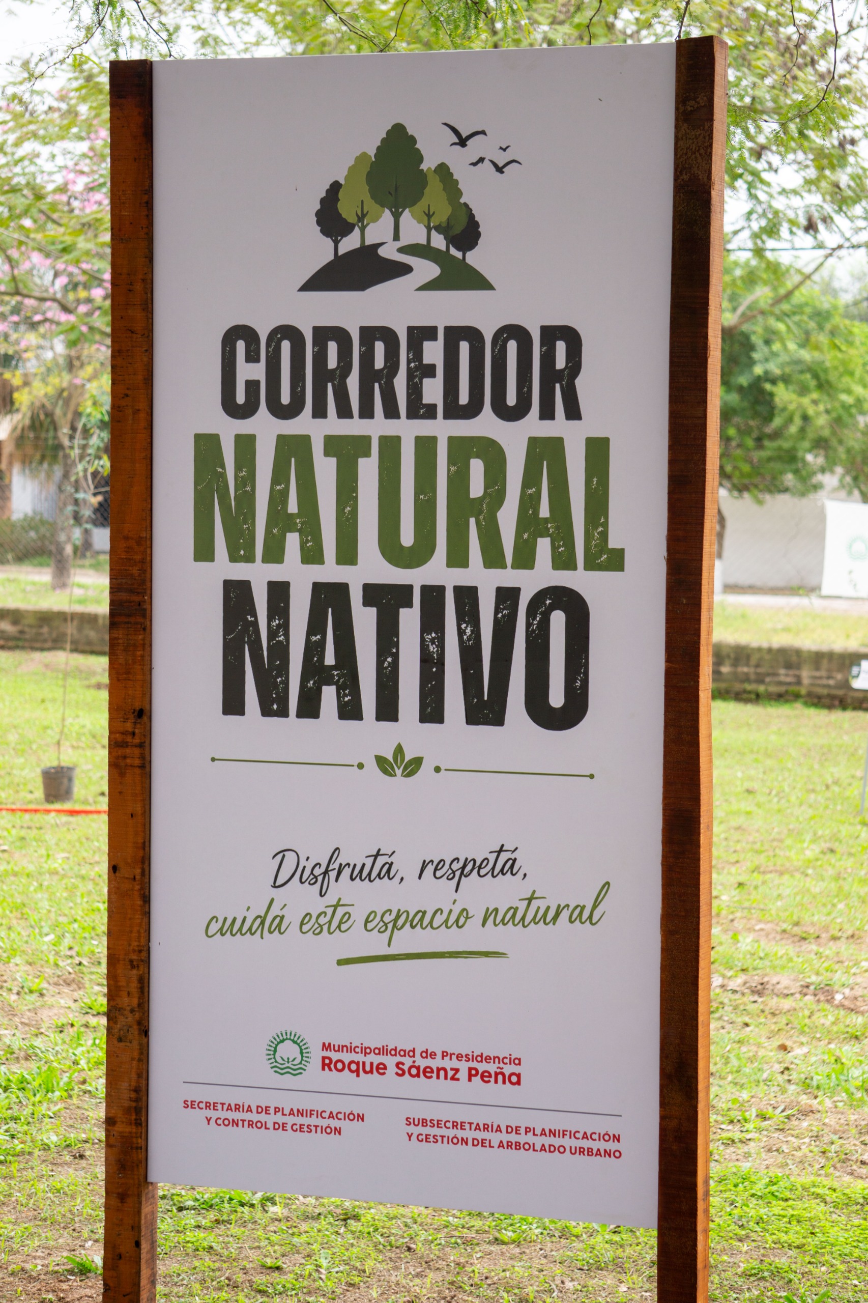 Más de 20 especies nativas fueron plantadas en el marco de la puesta en marcha del Corredor Natural Nativo