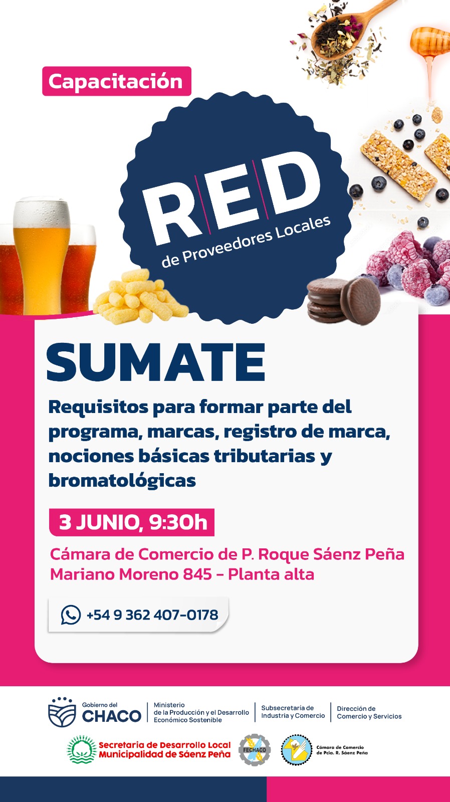 Sáenz Peña será sede del encuentro de la Red de Proveedores Locales