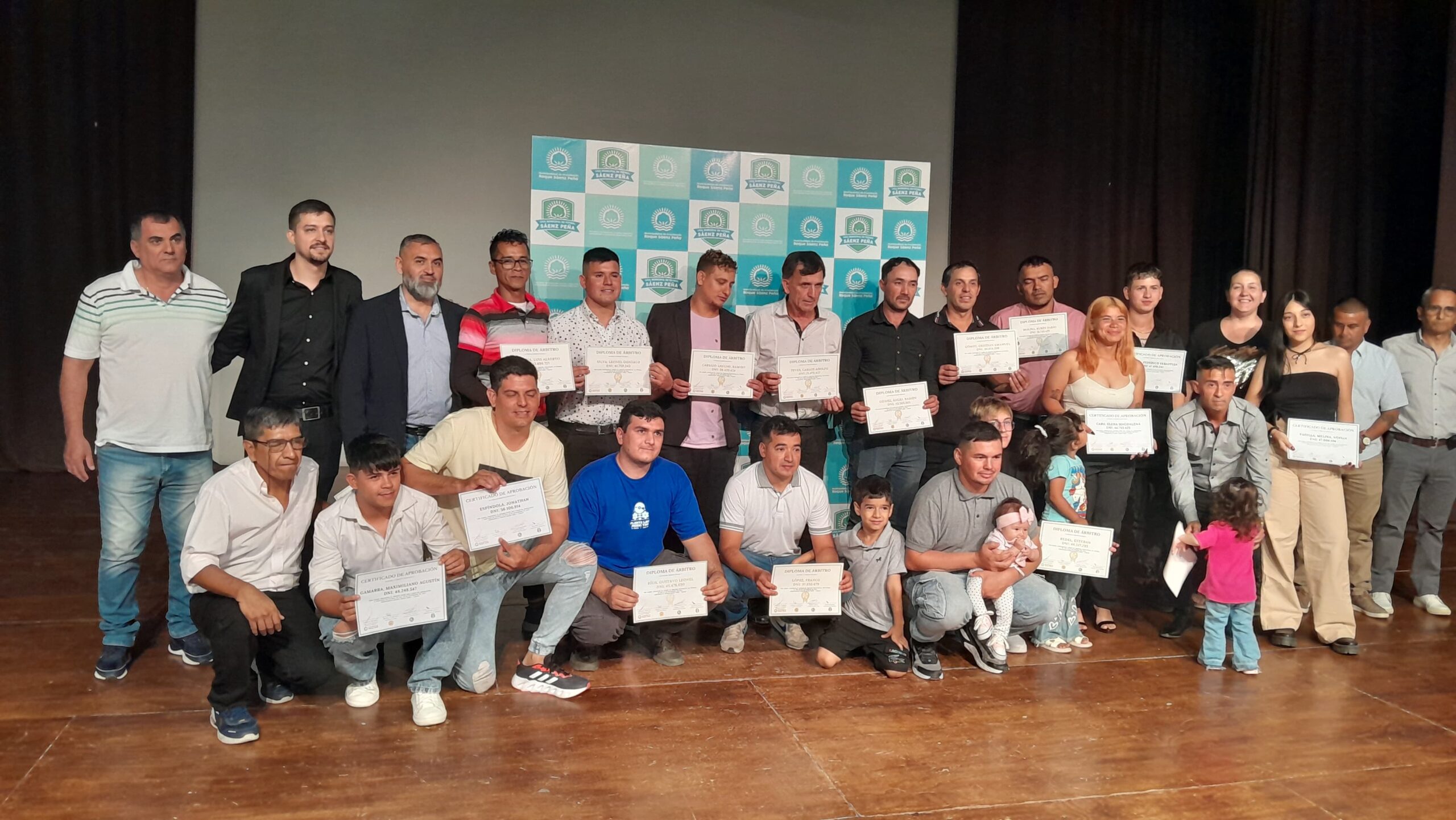 Se realizó la entrega de certificados a árbitros provinciales 