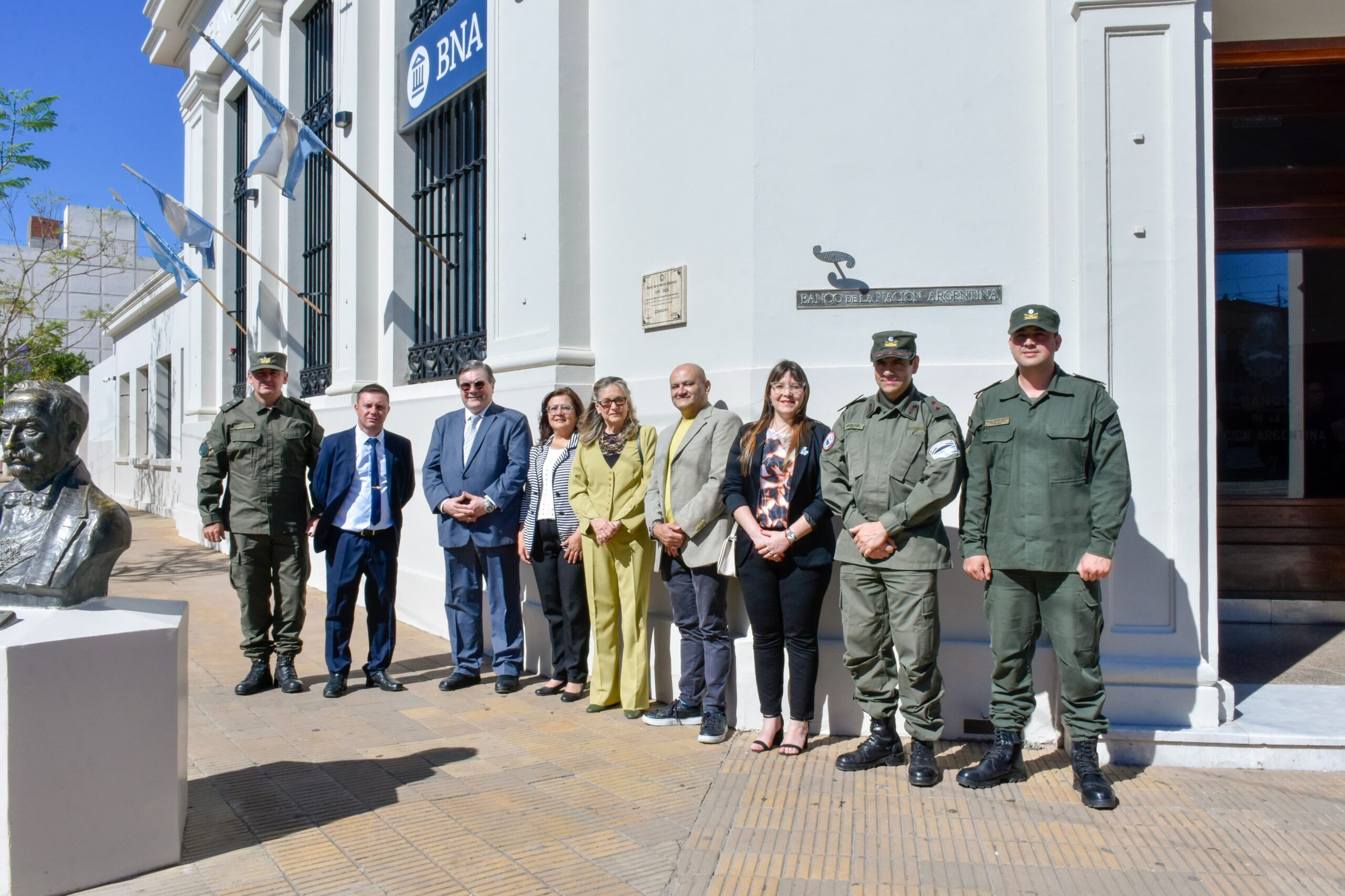 El municipio acompañó el acto por los 100 años de la sucursal del Banco Nación en Sáenz Peña
